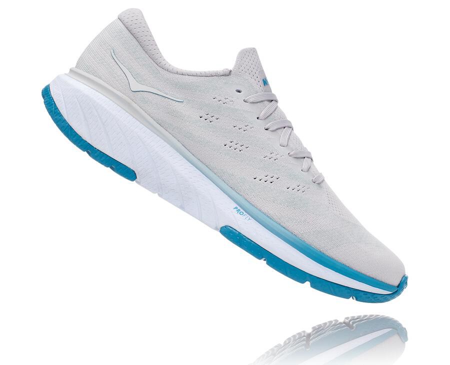 Tenis Hoka One One Masculino Branco/Azuis - Cavu 3 - 045-AOSNFM